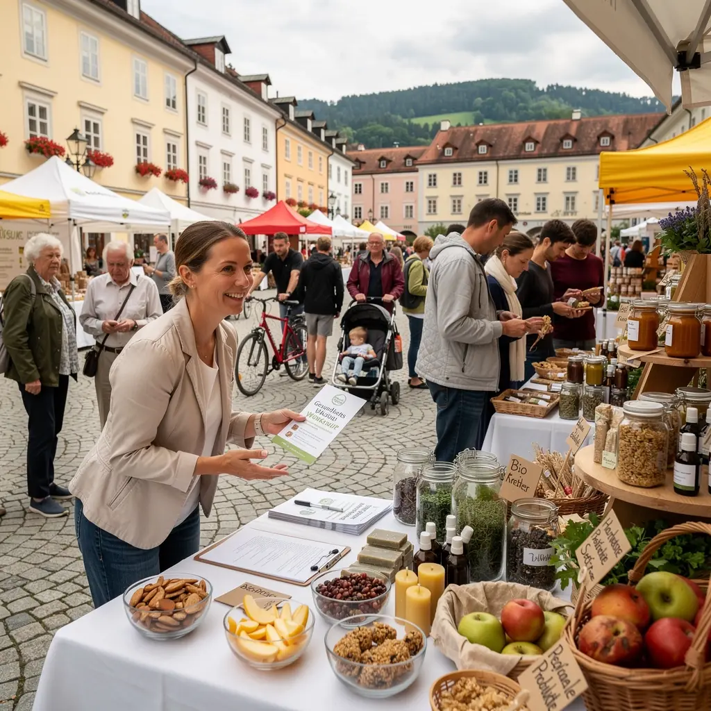 Eine Gruppe von Teilnehmern, die an einem Online-Kurs für Wellness-Ausbildung teilnimmt.
